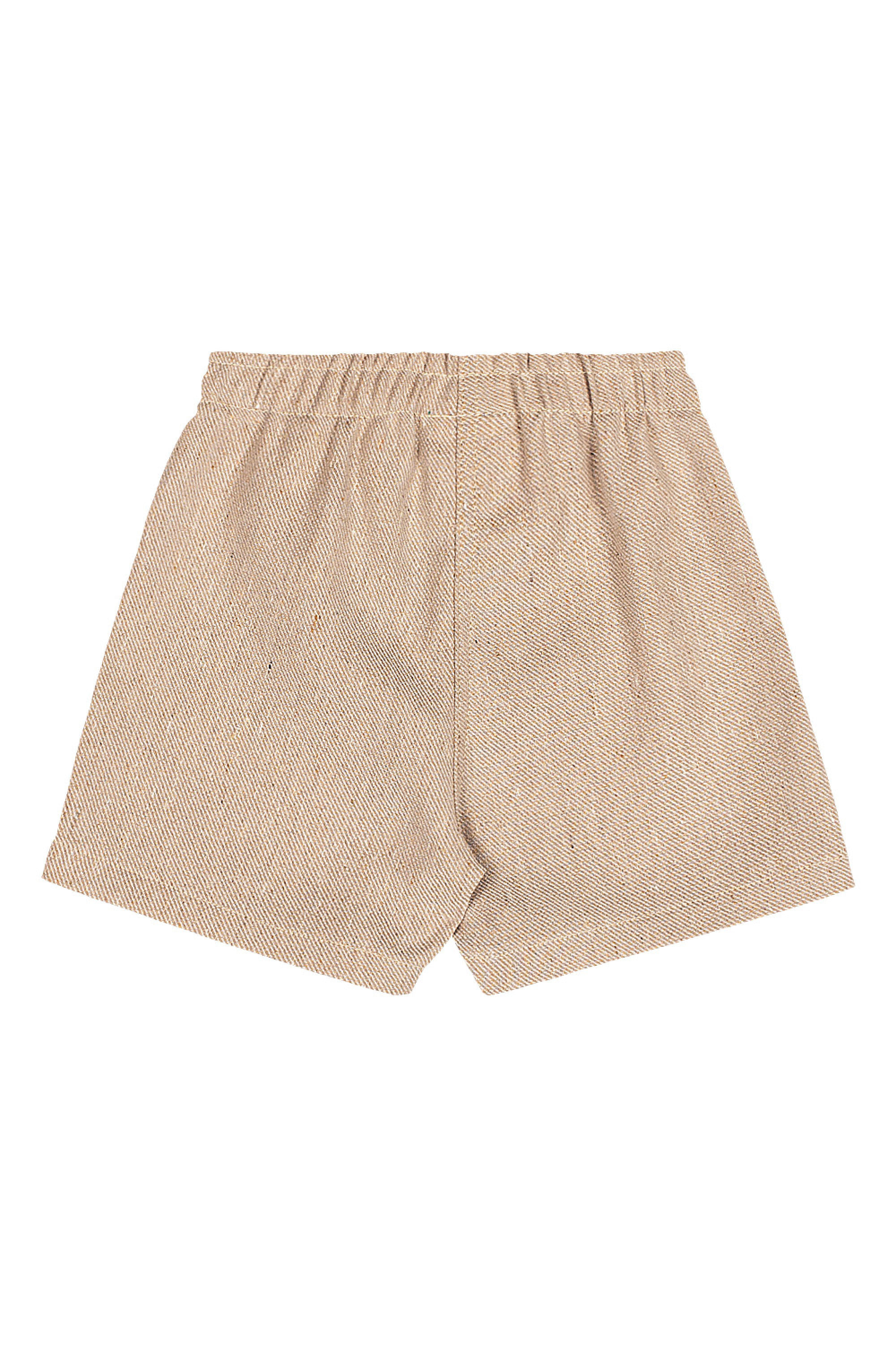 Conjunto Bebê Menino Body com Gravata e Bermuda (Off White) Quimby - Imagem 7